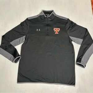 Under Armour Texas Tech Quarter Zip Pullover Men’s Large Black Gray Double T